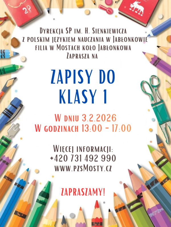 Zapisy do klasy 1